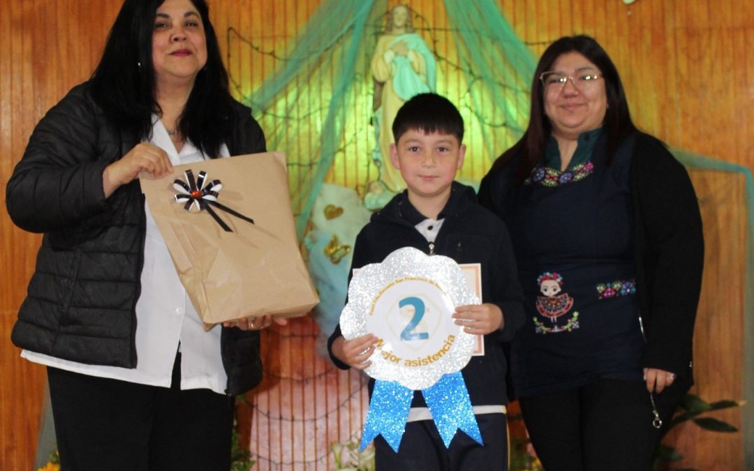 Premiación Cursos Mejor Asistencia 2do Semestre